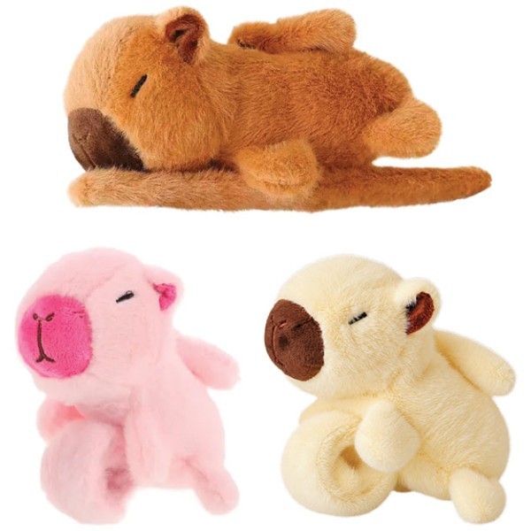 Capybara Hugs Λούτρινο Καπιμπάρα Slap Bracelet 23cm Ροζ