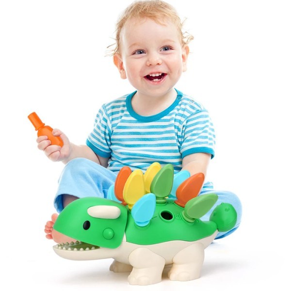 Babydino Εκπαιδευτικό Παιχνίδι Montessori Δεινόσαυρος Για Μωρά 18+ Μηνών 22,5x9,5x11,5cm