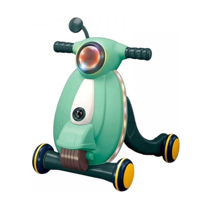 Baby Walker Βρεφική Στράτα Περπατούρα Scooter Πράσινη Με Ήχο & Φως