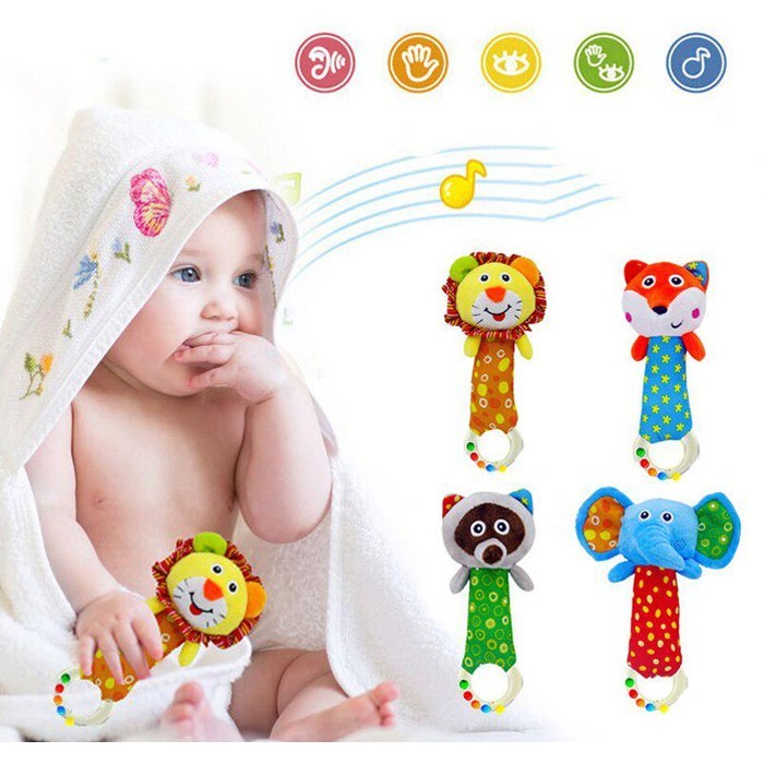 Ring Κουδουνίστρα Λούτρινη Με Δαχτυλίδι 19cm