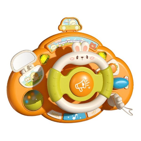 Volant Εκπαιδευτικό Παιχνίδι Τιμόνι Για Μωρά Με Μουσική 27x9cm