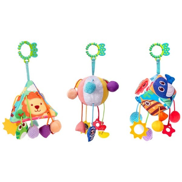 Sobebear Pull Βρεφικό Κρεμαστό Εκπαιδευτικό Παιχνίδι 18M+ Τρίγωνο