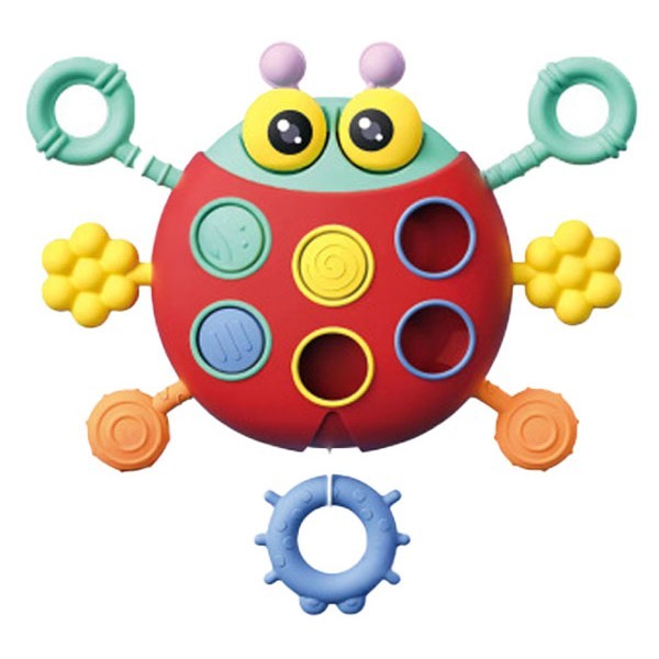 Sobebear Ladybug Pull Βρεφικό Παιχνίδι Πασχαλίτσα 18M+