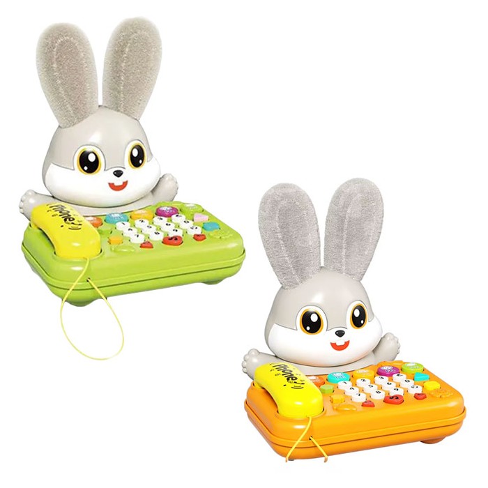 Sobebear Rabbit Εκπαιδευτικό Μουσικό Τηλέφωνο Με Φως 18M+