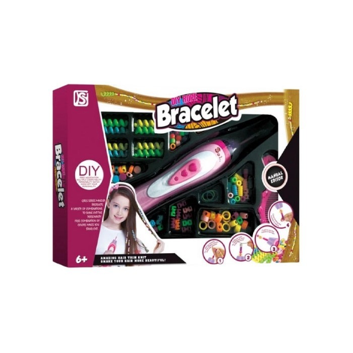 Bracelet Μηχανή Διακόσμησης Μαλλιών Με Χάντρες Και Αξεσουάρ