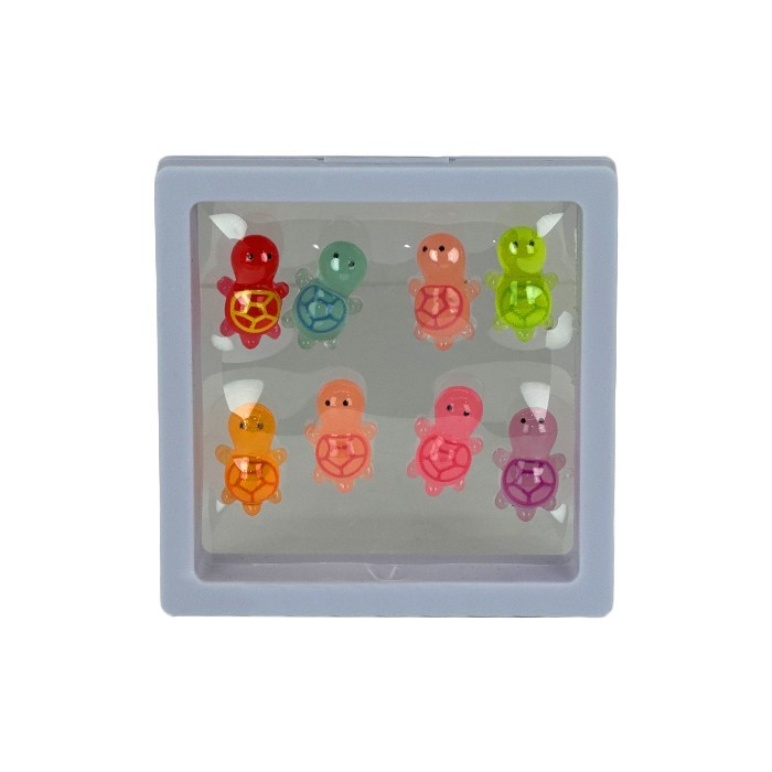 P Sister Αυτοκόλλητα 3D Χελωνίτσες Πολύχρωμες 