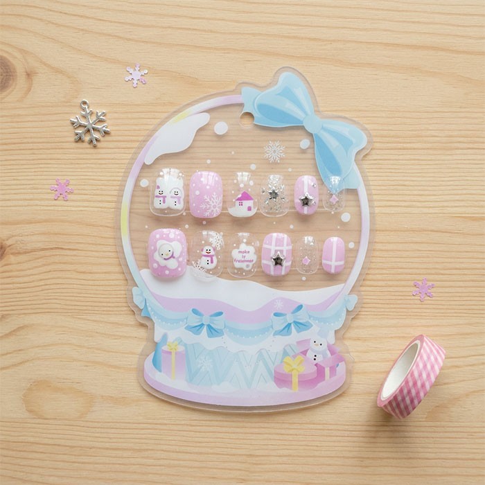 Winter Nails  Σετ Αυτοκόλλητα Νύχια