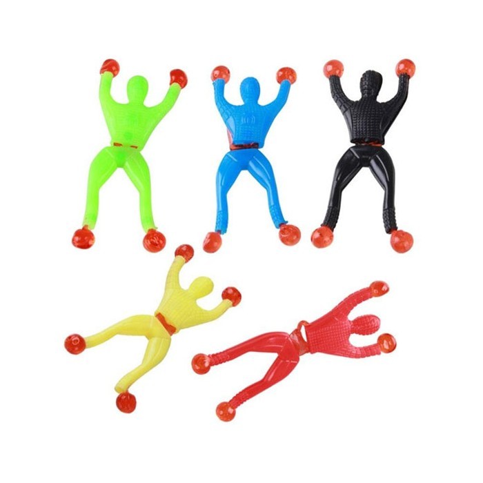 Spider Man Glass Παιχνίδι Λάστιχο Χλαπάτσα Ακροβάτης