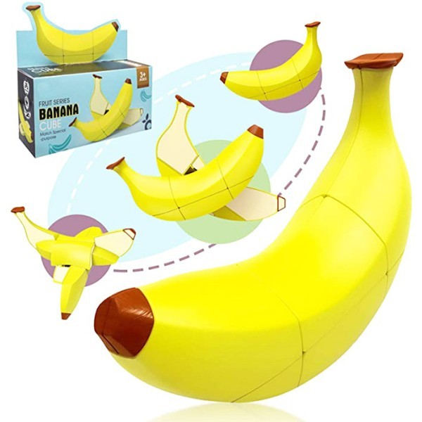Roubs Κύβος Σε Σχήμα Μπανάνα 16,5x16,5x4,5cm