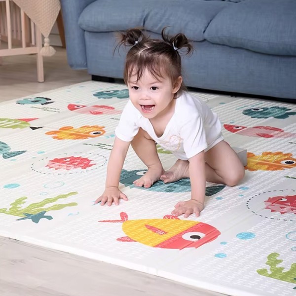 Spil Παιδικό Πτυσσόμενο Χαλάκι Δραστηριοτήτων Διπλής Όψης Ζωάκια-Πάντα 157x176cm