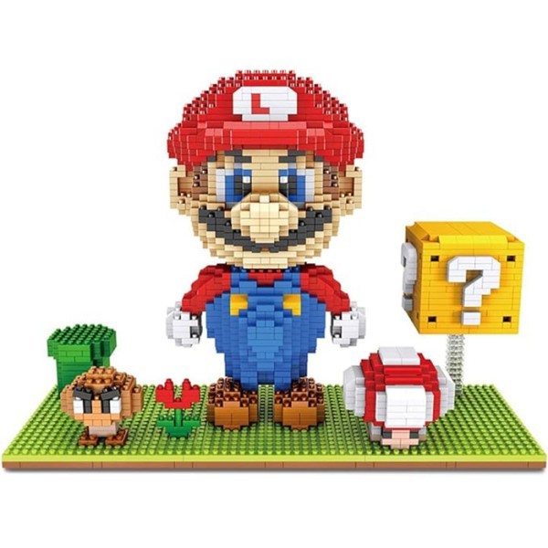 Mario Σετ 200 τεμαχίων με Τουβλάκια