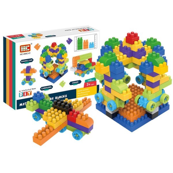 Bricks Κουτί Με 148 Τουβλάκια 30x21x5cm