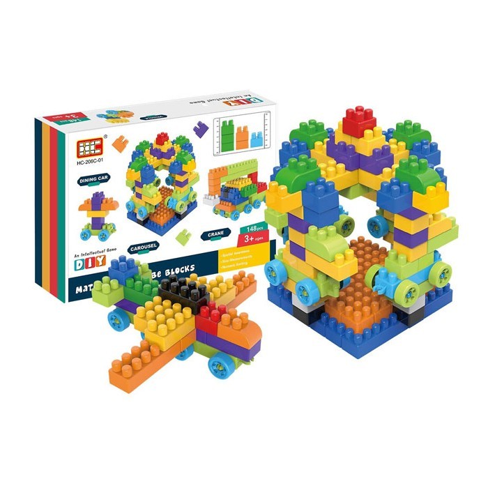 Bricks Κουτί Με 148 Τουβλάκια 30x21x5cm