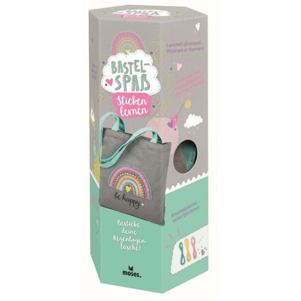 Be Happy Τσάντα Σετ Χειροτεχνίας & Κεντήματος