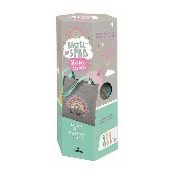 Be Happy Τσάντα Σετ Χειροτεχνίας & Κεντήματος