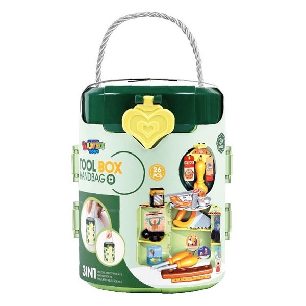Luna Βαλιτσάκι Με Εργαλεία Σετ 26 Τεμάχια 12x13x24cm