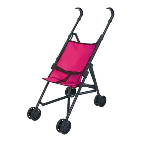 Stroller Luna Καρότσι Κούκλας Ροζ Σε Κουτί 26x48x52cm