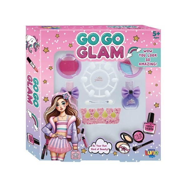 Go Glam Μακιγιάζ Σετ 9 Τεμαχίων 23,7x4x25,7cm Luna