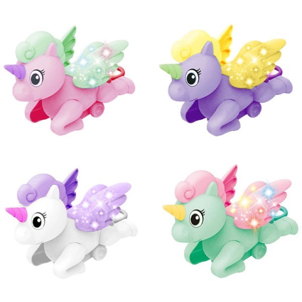 Luna Κουρδιστός Μονόκερος 9x9x9,5cm Λευκός