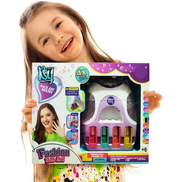 Fashion Παιδικό Σετ Μανικιούρ Με Βερνίκια Και Αξεσουάρ
