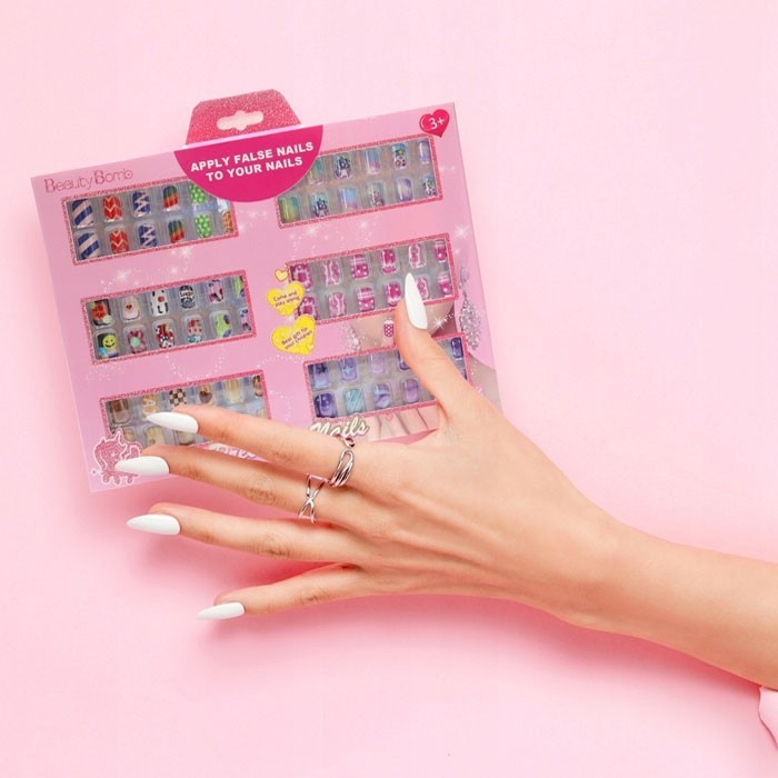 NailStick Αυτοκόλλητα Νύχια Παιδικά Διάφορα Σχέδια 72τμχ