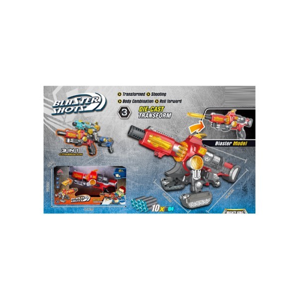 Cannon Όπλο-Κανόνι Με 10 Αφρώδεις Σφαίρες 