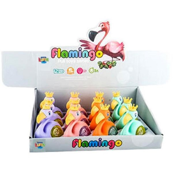 Flamingo Κουρδιστό Φλαμίνγκο 13x9cm Luna 