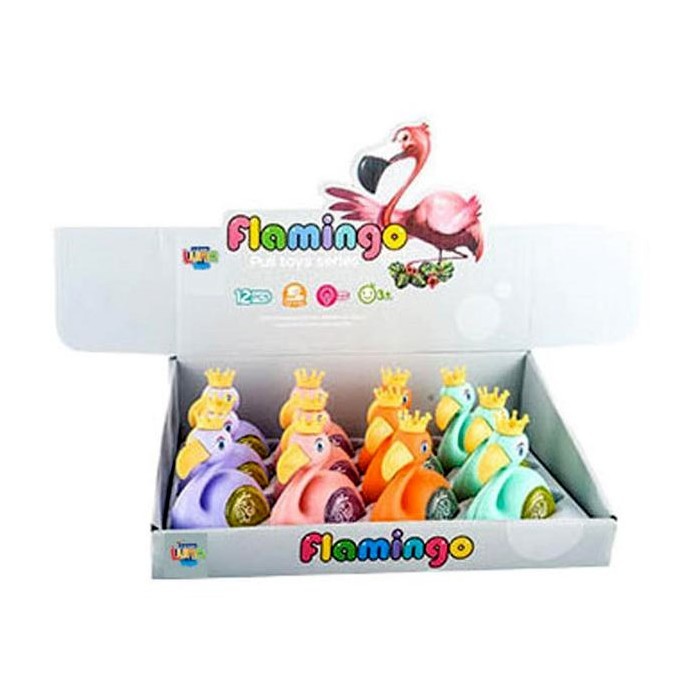 Flamingo Κουρδιστό Φλαμίνγκο 13x9cm Luna 