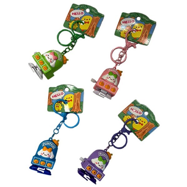 Pum Πλαστικο Κουρδιστό Παιχνιδάκι Μπρελόκ Πράσινο