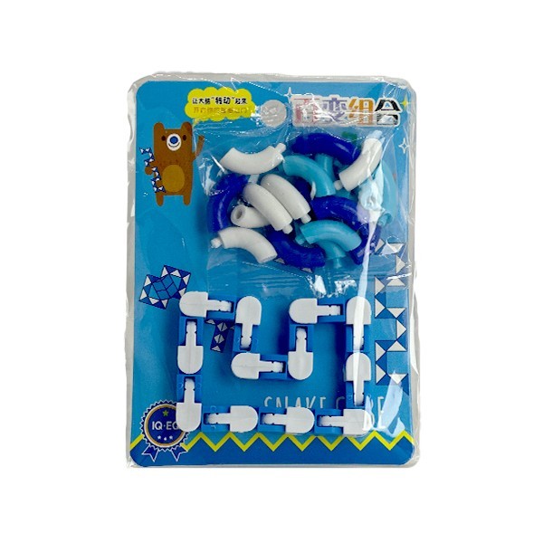 Snake Cube Πολύχρωμο Κυβικό Φιδάκι Ροζ