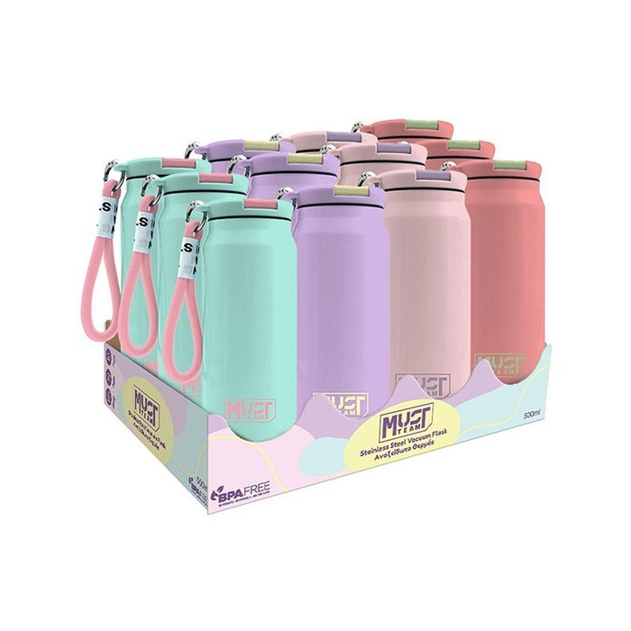 Must Pastel Θερμός Ανοξείδωτος 500ml 7x19cm
