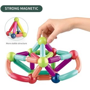 Magnetic Sticks Μαγνητικό Παιχνίδι 64τμχ