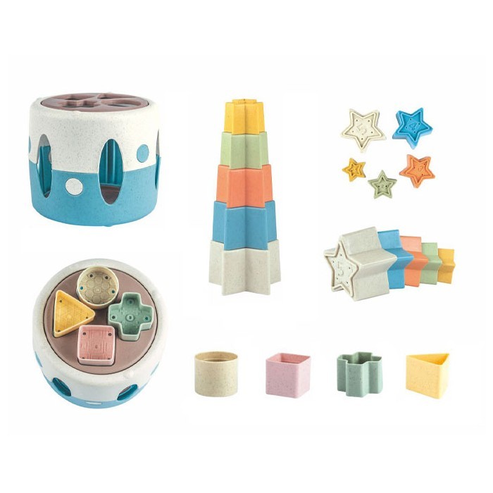 Cube Puzzle Εκπαιδευτικό Παιχνίδι Κύβος Baby Favorite 6M+
