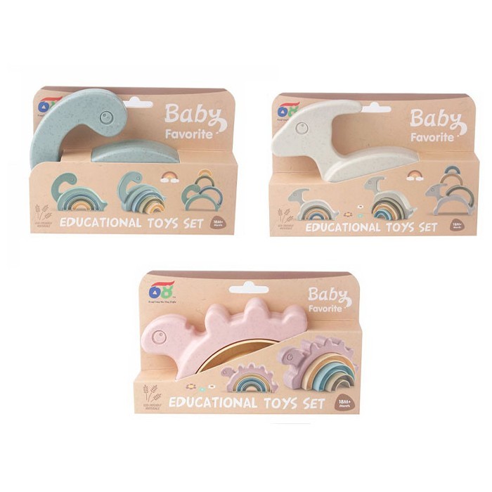 Baby Favorite Παιχνίδι Στοίβαξης Δεινόσαυρος 18M+