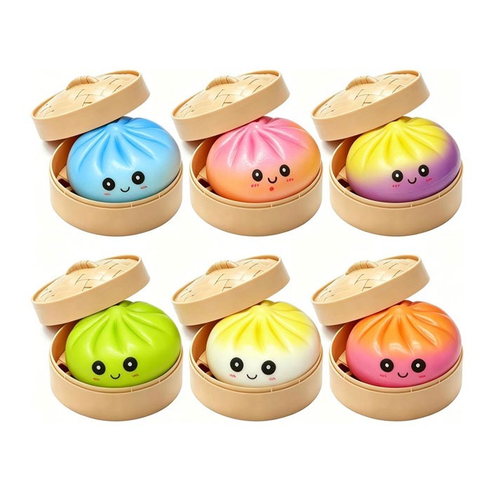 Double Squishy Dumpling Bun Δίχρωμο 8.5 εκ.