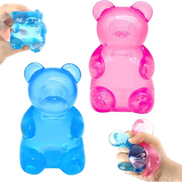 Gummy Bear Squishy Αφρώδες Κίτρινο