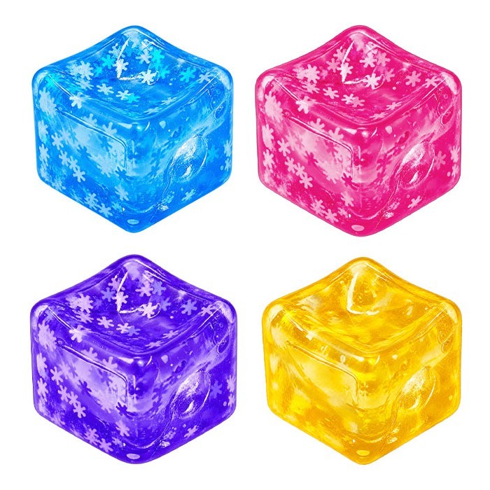 Squishy Ice Cube Αντιστρες Παιχνίδι Πίεσης 5.5x5.5cm