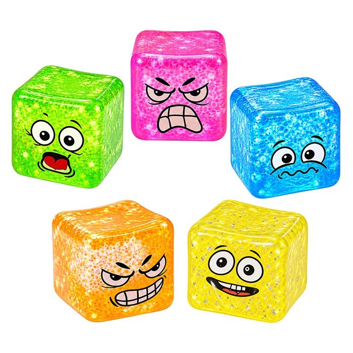 Ice Cube Angry Face Αντιστρες Παιχνίδι Πίεσης 5x5cm