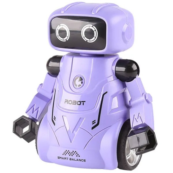 Roby Παιδικό Ρομπότ με Κινούμενα Χέρια 12x8x12cm Μωβ