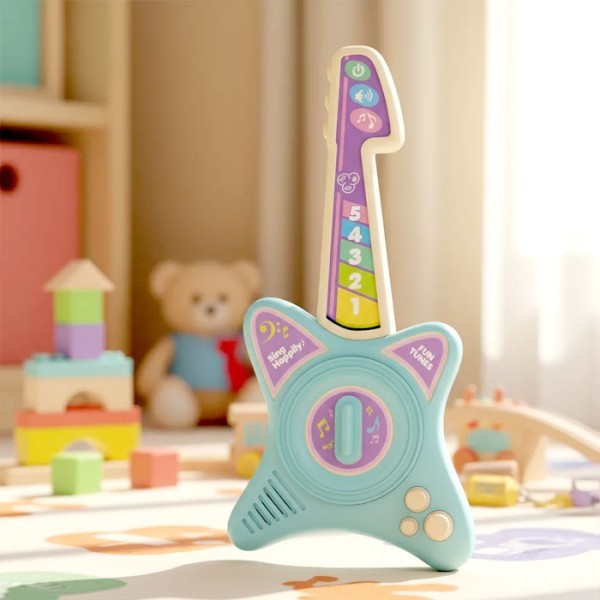Guitar Βρεφική Κιθάρα 35cm Μπλε