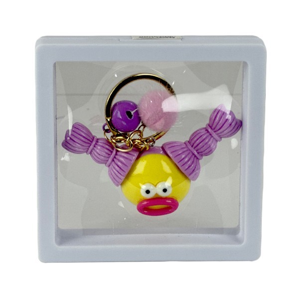 Clowny Μπρελόκ Κεφάλι Κλόουν Ροζ Μαλλιά