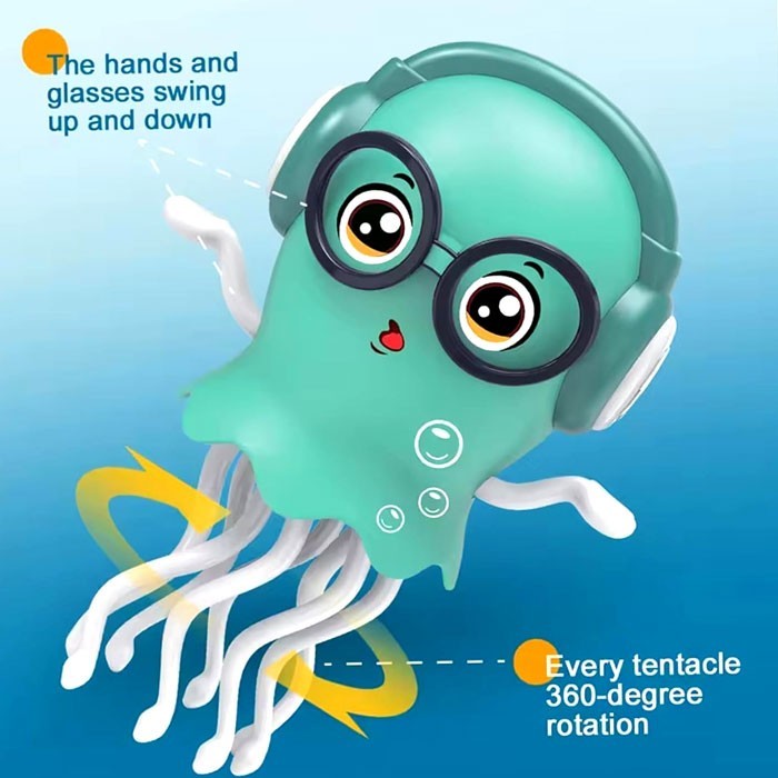 JellyFish Χταπόδι που Χορεύει Με Μουσική