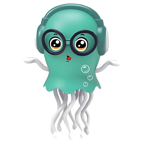 JellyFish Χταπόδι που Χορεύει Με Μουσική