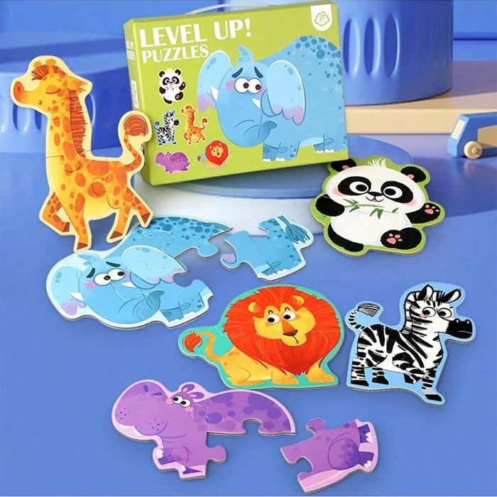 Level Up Puzzles Παζλ 6 σε 1 30τμχ