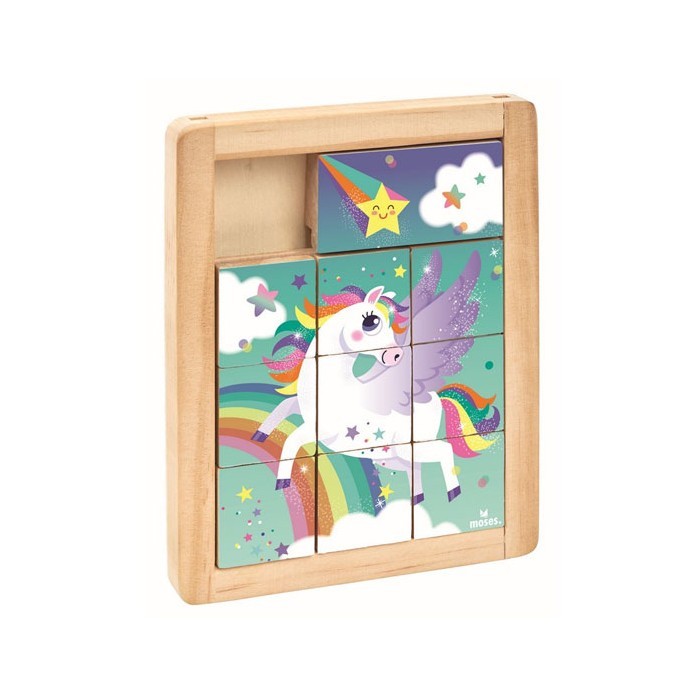 WoodPazl Ξύλινο Παζλ Monters & Unicorn