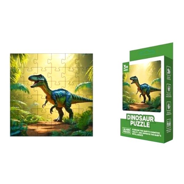 DinoPuzzle Παζλ Μίνι Δεινόσαυρος 36τμχ