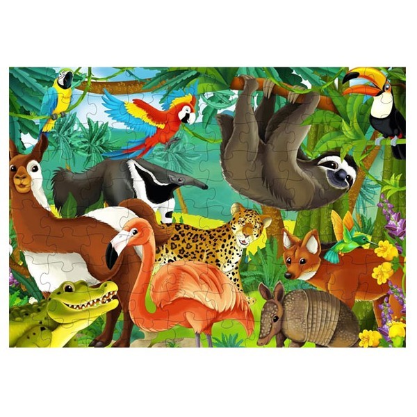 Wild Παζλ Άγρια Ζώα Της Ζούγκλας 300τμχ
