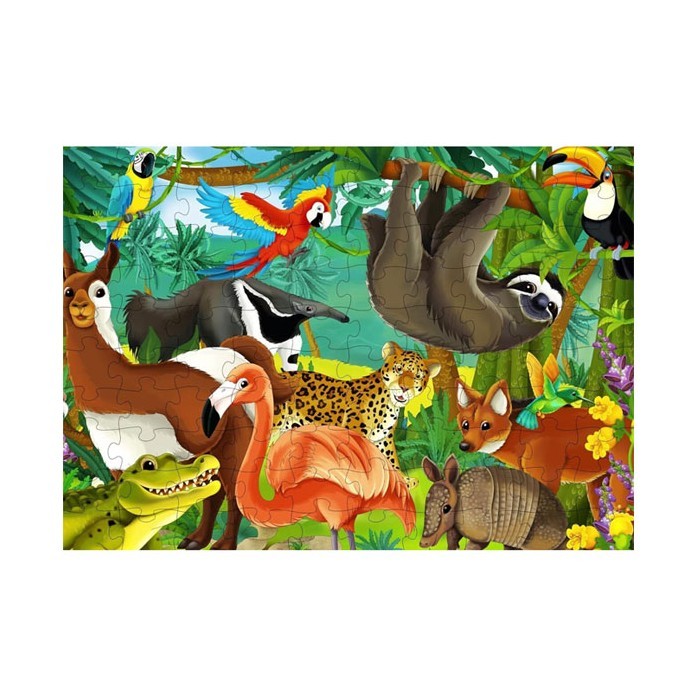 Wild Παζλ Άγρια Ζώα Της Ζούγκλας 300τμχ