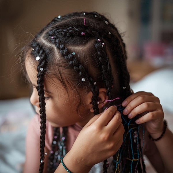 Rope Μηχανή Διακόσμησης Μαλλιών Με Χάντρες & Αξεσουάρ