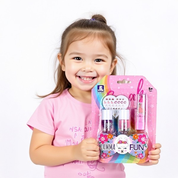 Make Up Παιδικό Σετ Μακιγιάζ Με Κραγιόν, Βερνίκια & Αυτοκόλλητα